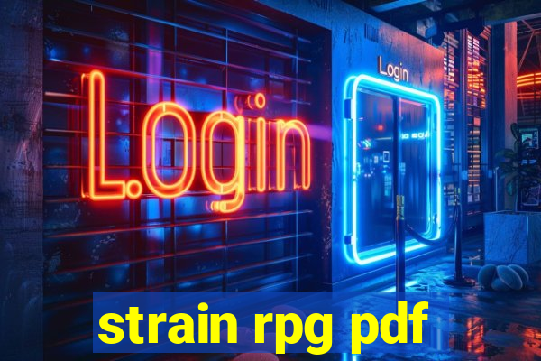 strain rpg pdf